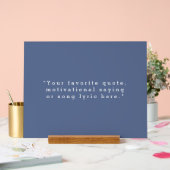 Erstellen Sie Ihr eigenes Angebot Acrylschild (Hochzeit)