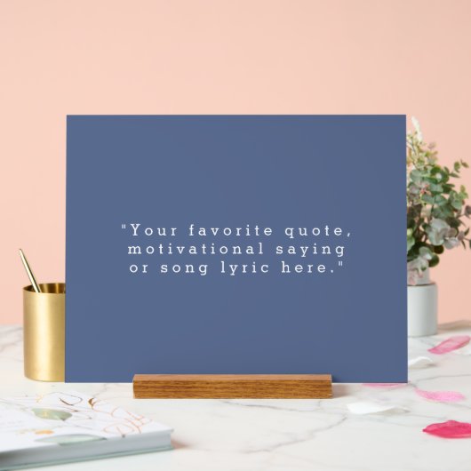 Erstellen Sie Ihr eigenes Angebot Acrylschild (Hochzeit)