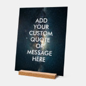 Erstellen Sie Ihr eigenes Angebot Acrylschild (Winkel)