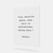 Erstellen Sie Ihr eigenes Angebot Acrylschild (Winkel)