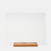 Erstellen Sie Ihr eigenes Angebot Acrylschild (Vorderseite)