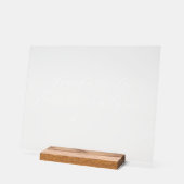 Erstellen Sie Ihr eigenes Angebot Acrylschild (Winkel)