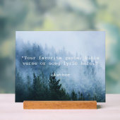 Erstellen Sie Ihr eigenes Angebot Acrylschild (Neutral)