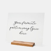 Erstellen Sie Ihr eigenes Angebot Acrylschild (Winkel)