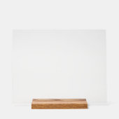 Erstellen Sie Ihr eigenes Angebot Acrylschild (Vorderseite)