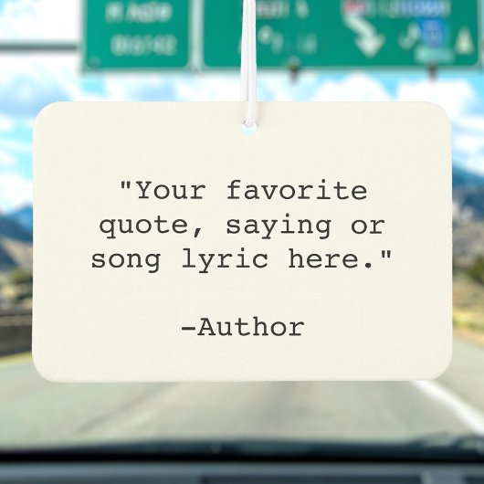 Erstellen Sie Ihr eigenes Angebot Autolufterfrischer