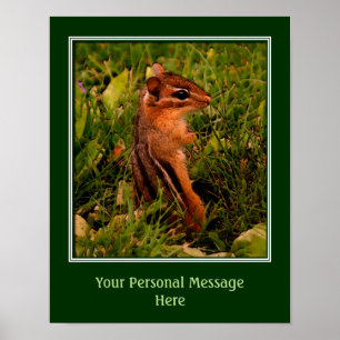 Erstellen Sie Ihr eigenes Angebot Baby Chipmunk Ti Poster