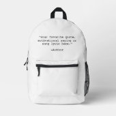 Erstellen Sie Ihr eigenes Angebot Bedruckter Rucksack (Vorderseite)