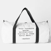 Erstellen Sie Ihr eigenes Angebot Duffle Bag (Vorderseite)
