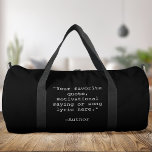 Erstellen Sie Ihr eigenes Angebot Duffle Bag<br><div class="desc">Erstellen Sie Ihre eigene,  individuelle Anführungsduffeltasche. Funktioniert mit minimalistischer Schrift-Typografie.</div>