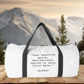 Erstellen Sie Ihr eigenes Angebot Duffle Bag