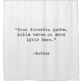 Erstellen Sie Ihr eigenes Angebot Duschvorhang (Vorderseite)