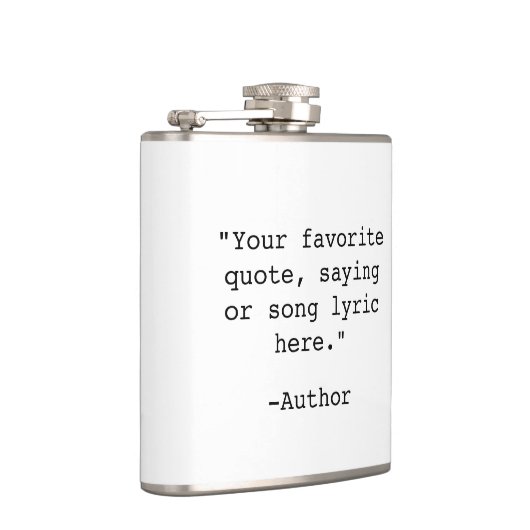 Erstellen Sie Ihr eigenes Angebot Flachmann (Rechts)