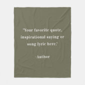 Erstellen Sie Ihr eigenes Angebot Fleecedecke (Vorderseite)