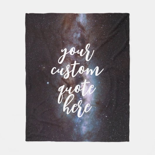 Erstellen Sie Ihr eigenes Angebot Fleecedecke (Vorderseite)