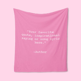 Erstellen Sie Ihr eigenes Angebot Fleecedecke