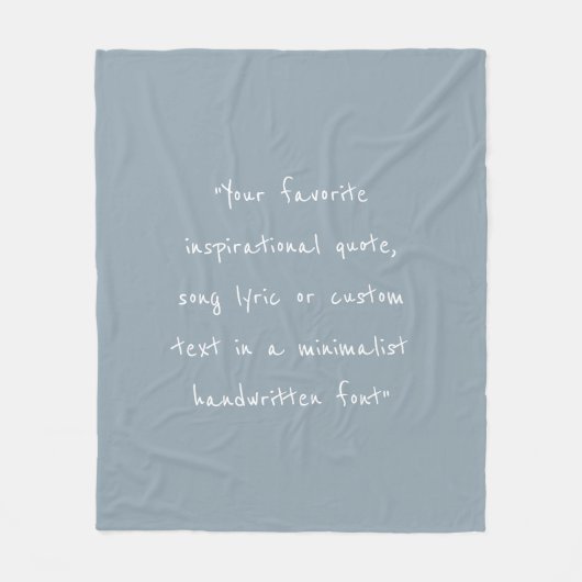 Erstellen Sie Ihr eigenes Angebot Fleecedecke (Vorderseite)