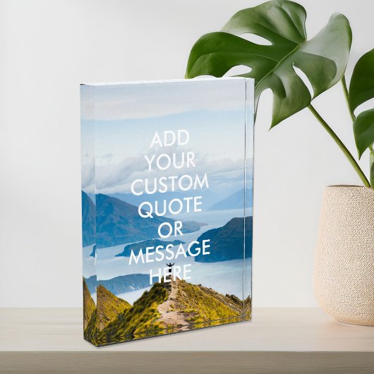 Erstellen Sie Ihr eigenes Angebot Fotoblock