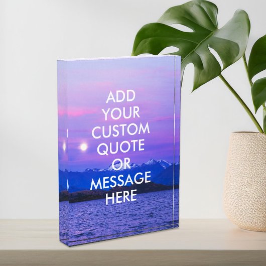 Erstellen Sie Ihr eigenes Angebot Fotoblock