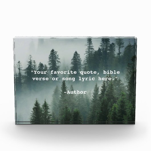 Erstellen Sie Ihr eigenes Angebot Fotoblock (Vorderseite)