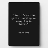 Erstellen Sie Ihr eigenes Angebot Fotoplatte (Vorderseite)