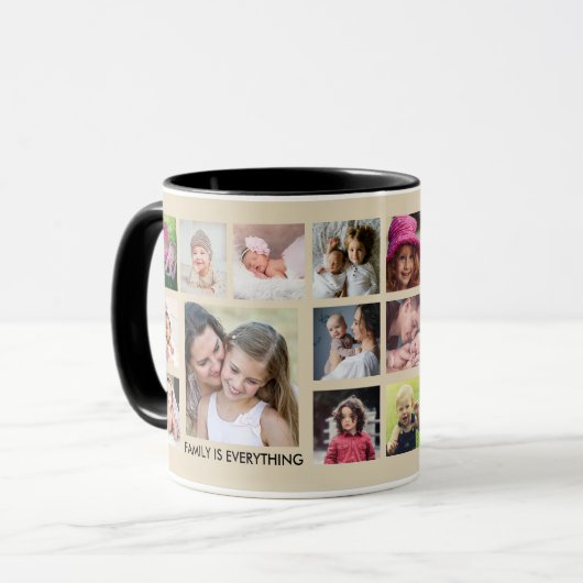 Erstellen Sie Ihr eigenes Angebot für FotoCollage  Tasse (Vorderseite Links)