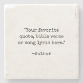 Erstellen Sie Ihr eigenes Angebot für Schreibmasch Steinuntersetzer (Vorderseite)