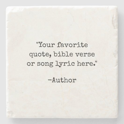 Erstellen Sie Ihr eigenes Angebot für Schreibmasch Steinuntersetzer (Vorderseite)