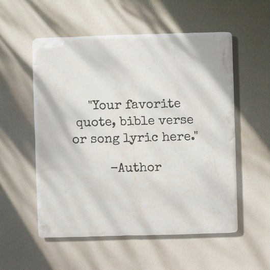 Erstellen Sie Ihr eigenes Angebot für Schreibmasch Steinuntersetzer