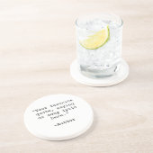 Erstellen Sie Ihr eigenes Angebot Getränkeuntersetzer (Seite)