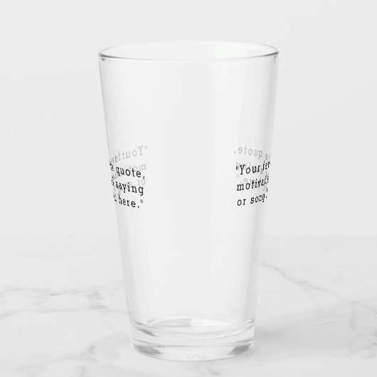 Erstellen Sie Ihr eigenes Angebot Glas (Links)
