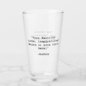 Erstellen Sie Ihr eigenes Angebot Glas (Vorderseite)