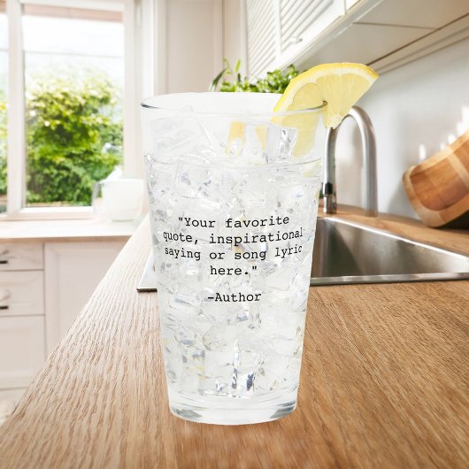 Erstellen Sie Ihr eigenes Angebot Glas