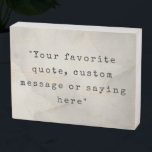 Erstellen Sie Ihr eigenes Angebot Holzkisten Schild<br><div class="desc">Erstellen Sie Ihr eigenes,  individuelles Anführungszeichen aus Holz. Features minimalistische Schreibmaschinentypologie und Grunge-Textur</div>