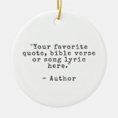 Erstellen Sie Ihr eigenes Angebot Keramik Ornament (Vorne)