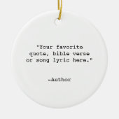 Erstellen Sie Ihr eigenes Angebot Keramik Ornament (Vorne)