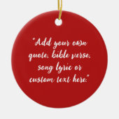 Erstellen Sie Ihr eigenes Angebot Keramik Ornament (Vorne)