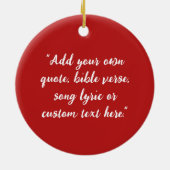 Erstellen Sie Ihr eigenes Angebot Keramik Ornament (Hinten)