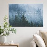 Erstellen Sie Ihr eigenes Angebot Künstlicher Leinwanddruck<br><div class="desc">Erstellen Sie Ihre eigenen Imitate Leinwand Wandkunst,  die minimalistische Schreibmaschinentypografie und nebelige Waldlandschaft bietet.</div>