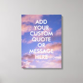 Erstellen Sie Ihr eigenes Angebot Leinwanddruck (Vorderseite)