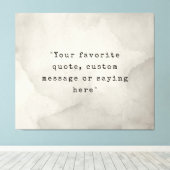 Erstellen Sie Ihr eigenes Angebot Leinwanddruck (Insitu (Holzboden))