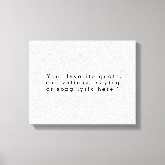 Erstellen Sie Ihr eigenes Angebot Leinwanddruck (Vorderseite)