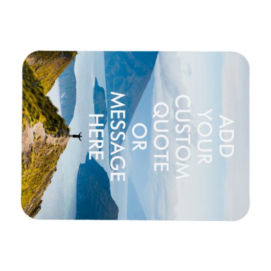 Erstellen Sie Ihr eigenes Angebot Magnet (Horizontal)