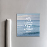 Erstellen Sie Ihr eigenes Angebot Magnet<br><div class="desc">Erstellen Sie Ihren eigenen Anführungsmagnet. Personalisieren Sie diesen Magneten mit moderner minimalistischer Typografie und Meereswellen-Landschaft.</div>