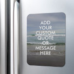 Erstellen Sie Ihr eigenes Angebot Magnet<br><div class="desc">Erstellen Sie Ihren eigenen Anführungsmagnet. Personalisieren Sie diesen Magneten mit moderner minimalistischer Typografie und Meereswellen-Landschaft.</div>