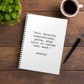 Erstellen Sie Ihr eigenes Angebot Notizblock