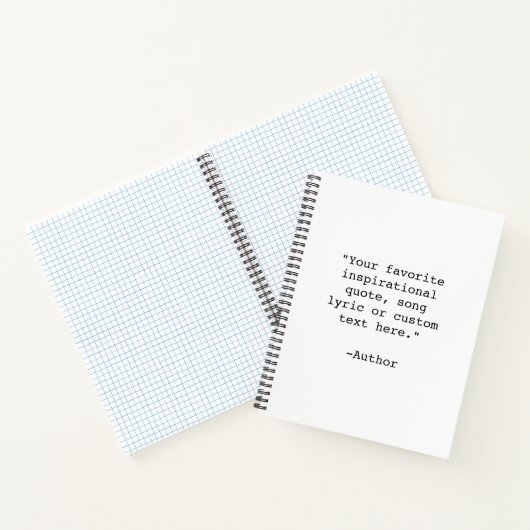 Erstellen Sie Ihr eigenes Angebot Notizblock (Innenseite)