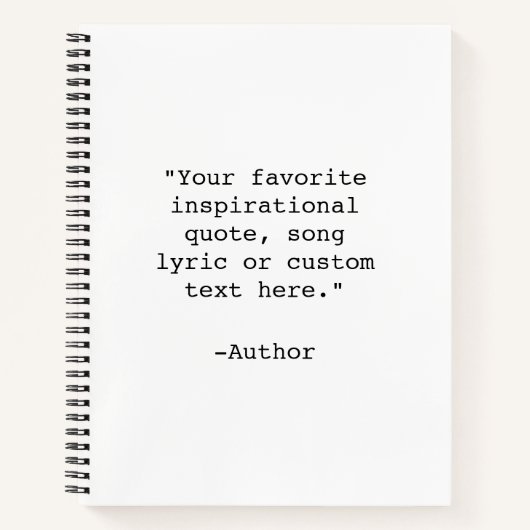 Erstellen Sie Ihr eigenes Angebot Notizblock (Vorderseite)