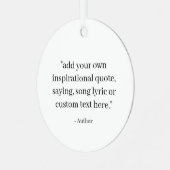 Erstellen Sie Ihr eigenes Angebot Ornament Aus Metall (Vorderseite links)