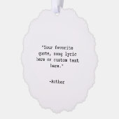 Erstellen Sie Ihr eigenes Angebot Ornament Karte (Links)